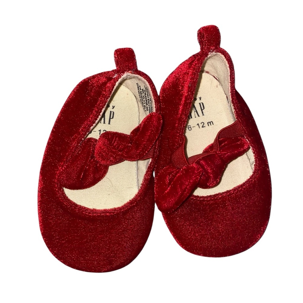 💖Little Elle’s Closet💖 Red Velvet Baby Shoes -6-12 month